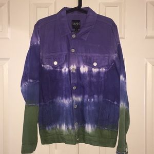 Tie Dye Denim Trucker Jean Jacket